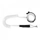 Mystic 21 Accessories Coiled board leash White